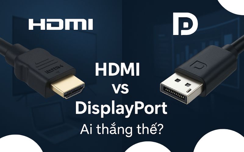 So sánh DisplayPort và HDMI: Cái nào tốt hơn cho màn hình chuyên dụng?